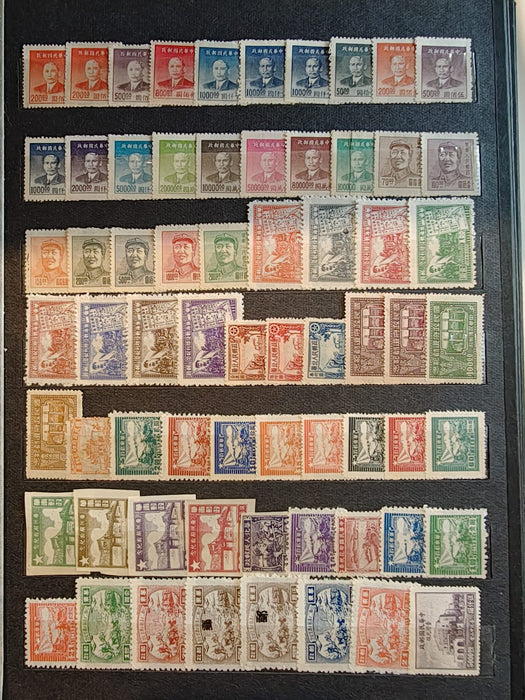 Clasor cu timbre China (aproximativ 1400-1500) cota mare de catalog