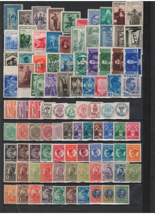 Lot Romania serii complete, cota mare de catalog