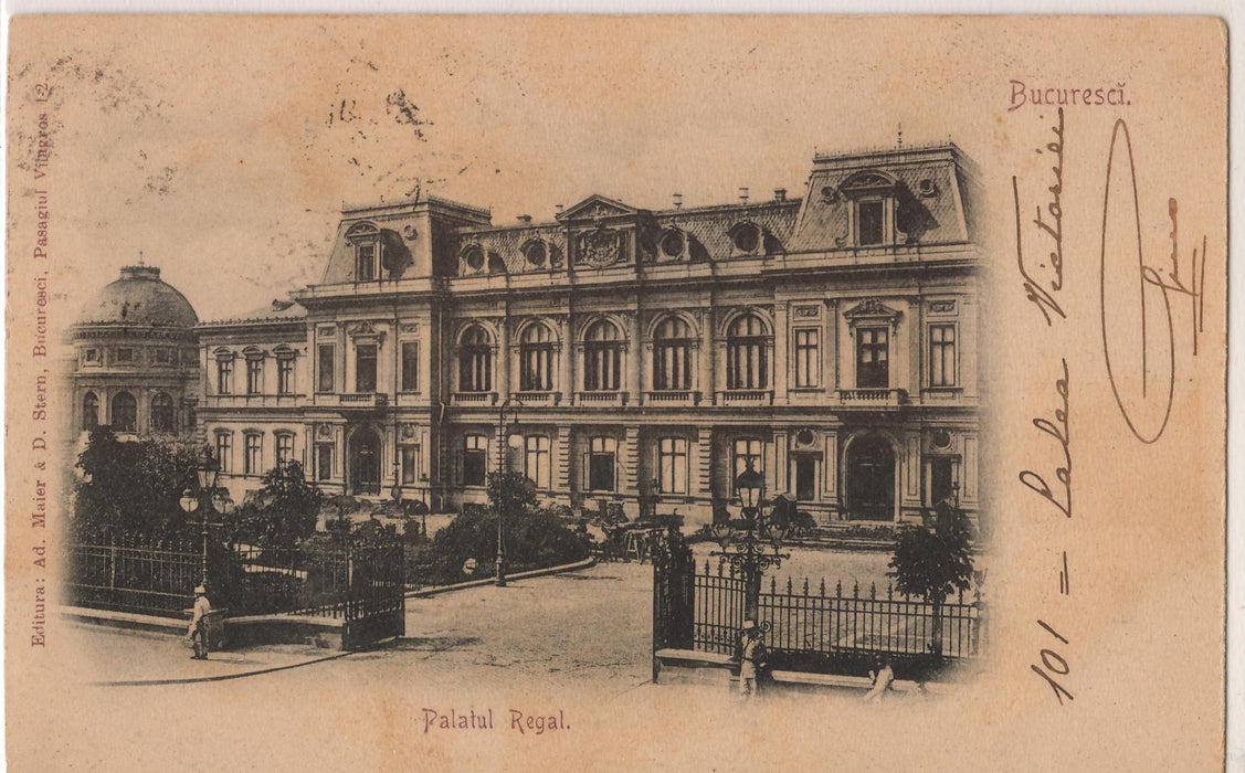 Romania 1906 Carte postala Bucuresti Palatul Regal