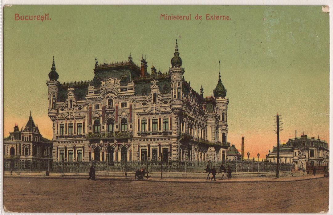 Romania 1908 Carte postala Bucuresti Ministerul de Externe