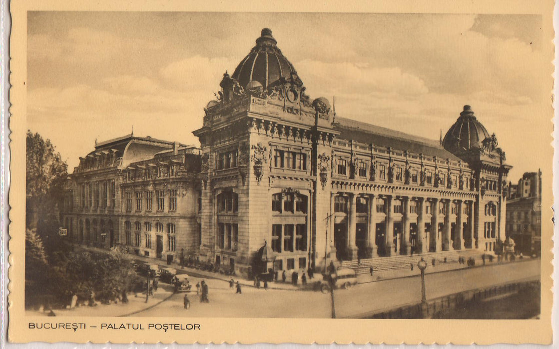 Romania Carte postala Bucuresti Palatul Postelor