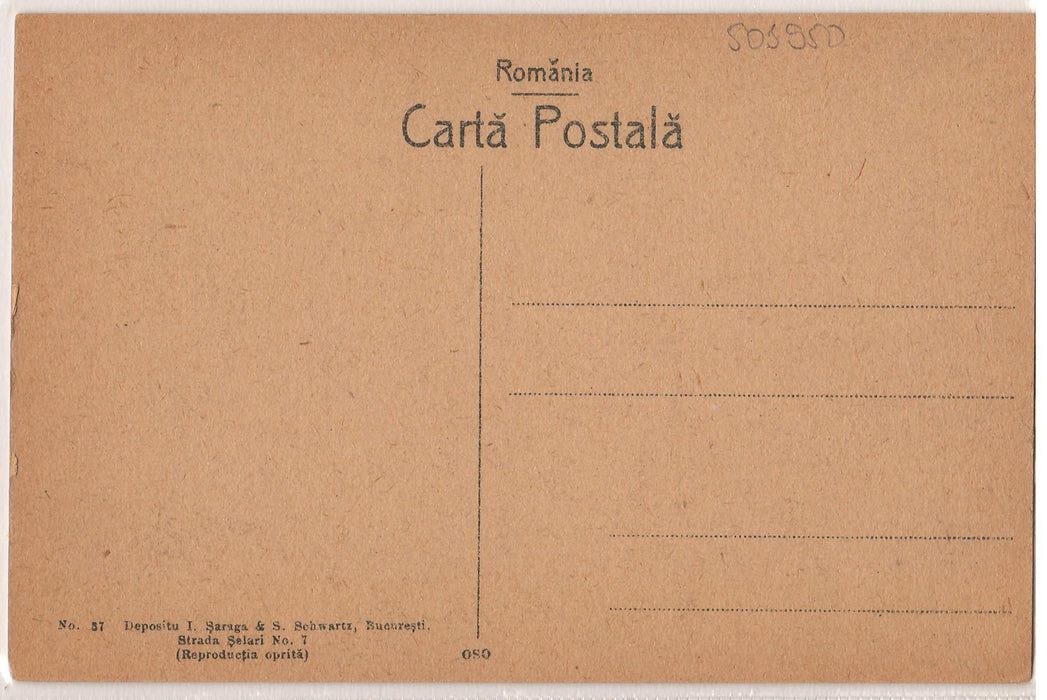 Romania Carte postala Bucuresti Soseaua Kiseleff