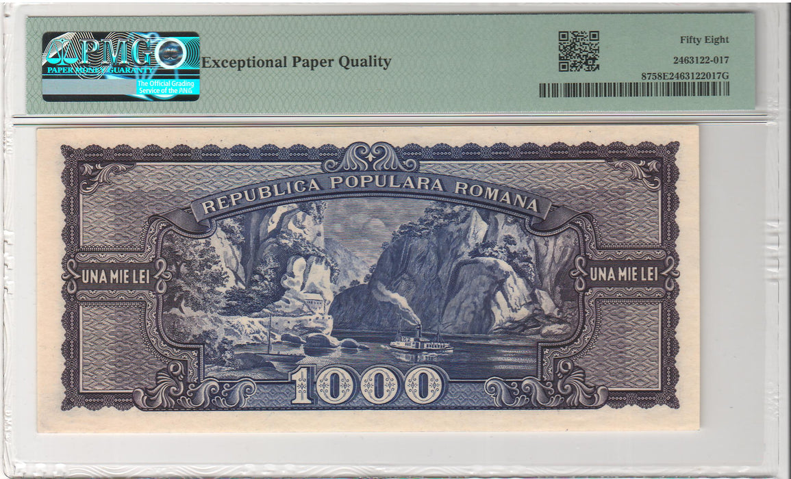Romania Bancnota 1.000 LEI 1950 gradata