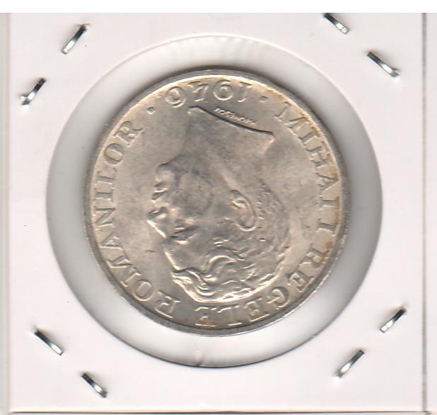 Romania 1946 Moneda 25.000 lei Mihai I, lot 4 buc., argint 12g 0,700 (8,4g argint pur), diametru 32mm