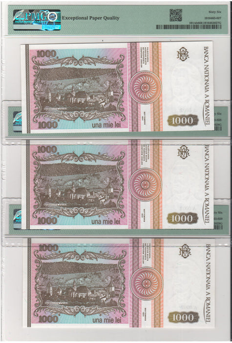 Romania Bancnota 1.000 LEI 1991 gradata