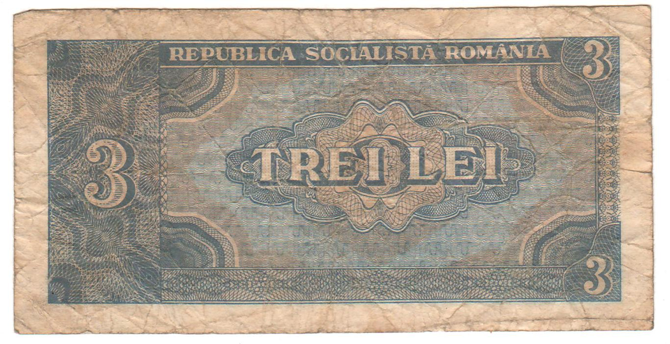 Romania Set bancnote 1966 1, 3, 5, 10, 25, 50, 100 LEI