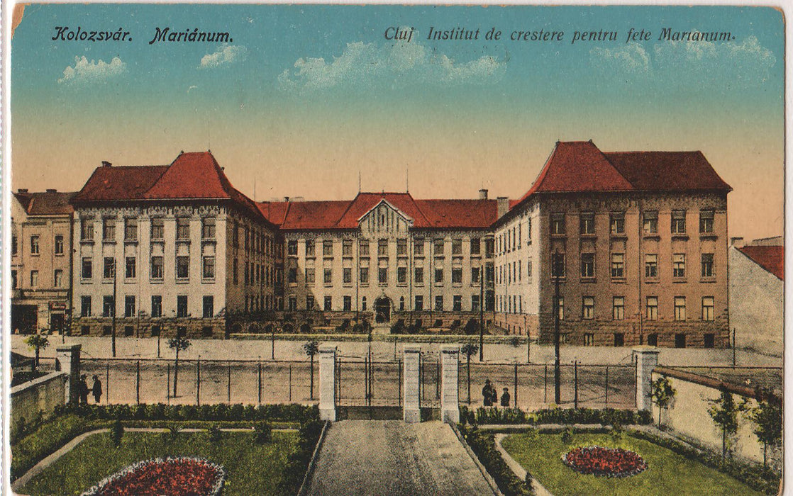 Romania 1915 Carte postala Cluj Institutul de crestere pentru fete Marianum