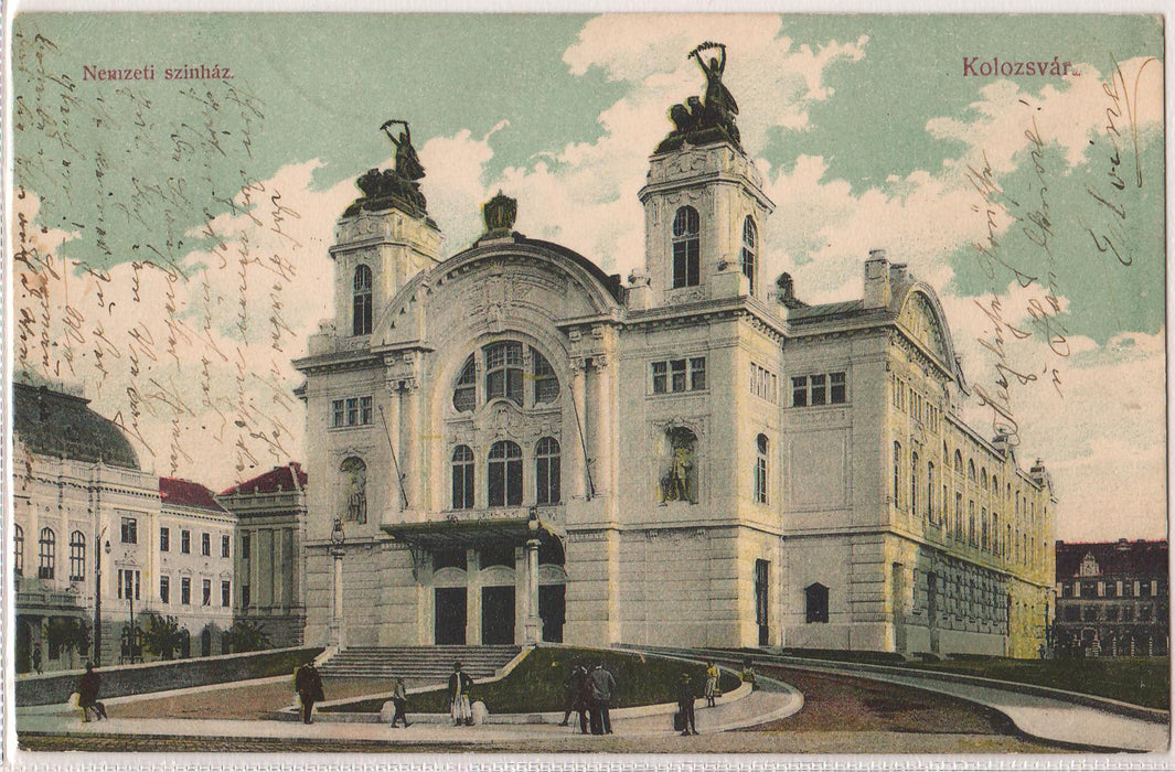 Romania 1907 Carte postala Cluj Teatrul National