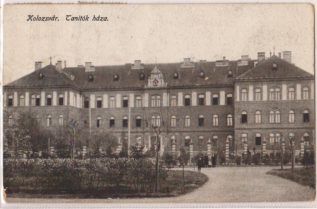 Romania 1922 Carte postala Cluj Scoala