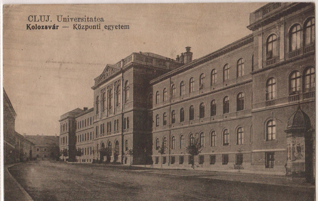 Romania 1927 Carte postala Cluj Universitatea