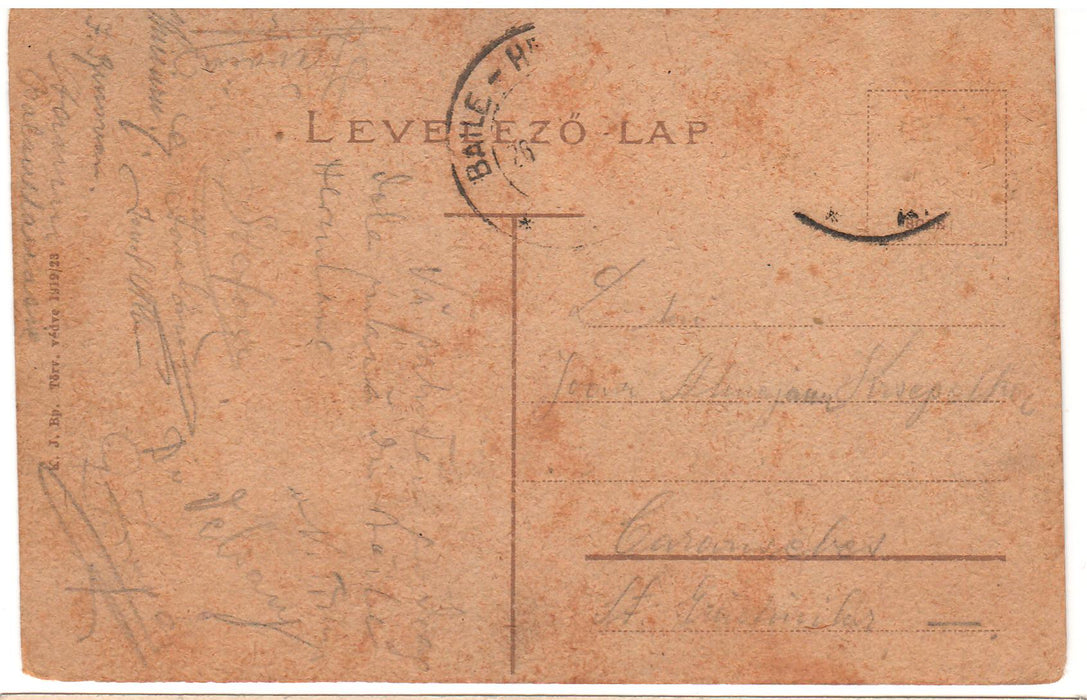 Romania Carte postala Orsova Ada-Kaleh, circulata Baile Herculane-Caransebes