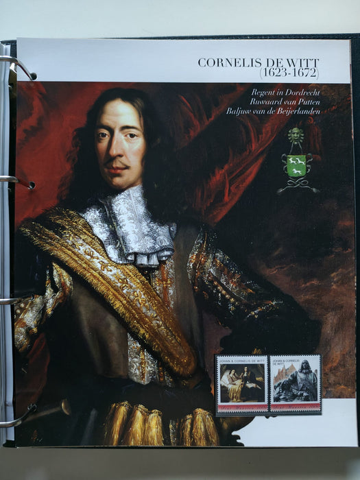 Album/Enciclopedie tematica ARTA, PICTURA, PERSONALITATI, MARINA, NAVIGATIE, VAPOARE, ISTORIE contine 78 pagini ilustrate, cu timbre in posete de plastic. SUPERB!! Albumul are coperti si caseta din piele.