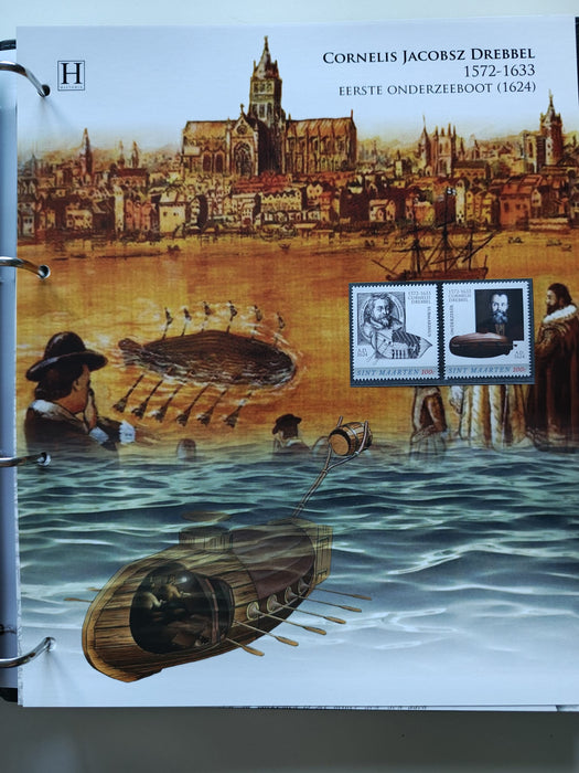 Album/Enciclopedie tematica ARTA, PICTURA, PERSONALITATI, MARINA, NAVIGATIE, VAPOARE, ISTORIE contine 78 pagini ilustrate, cu timbre in posete de plastic. SUPERB!! Albumul are coperti si caseta din piele.