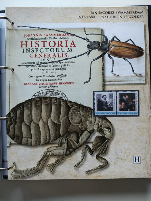 Album/Enciclopedie tematica ARTA, PICTURA, PERSONALITATI, MARINA, NAVIGATIE, VAPOARE, ISTORIE contine 78 pagini ilustrate, cu timbre in posete de plastic. SUPERB!! Albumul are coperti si caseta din piele.