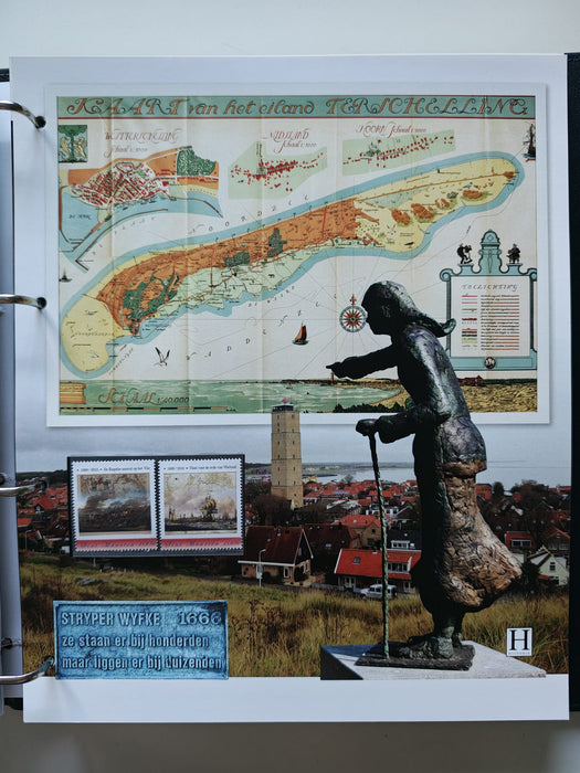 Album/Enciclopedie tematica ARTA, PICTURA, PERSONALITATI, MARINA, NAVIGATIE, VAPOARE, ISTORIE contine 78 pagini ilustrate, cu timbre in posete de plastic. SUPERB!! Albumul are coperti si caseta din piele.