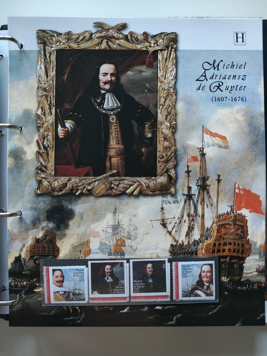 Album/Enciclopedie tematica ARTA, PICTURA, PERSONALITATI, MARINA, NAVIGATIE, VAPOARE, ISTORIE contine 78 pagini ilustrate, cu timbre in posete de plastic. SUPERB!! Albumul are coperti si caseta din piele.