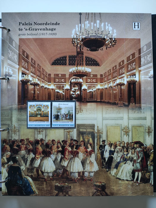 Album/Enciclopedie tematica ARTA, PICTURA, PERSONALITATI, MARINA, NAVIGATIE, VAPOARE, ISTORIE contine 78 pagini ilustrate, cu timbre in posete de plastic. SUPERB!! Albumul are coperti si caseta din piele.