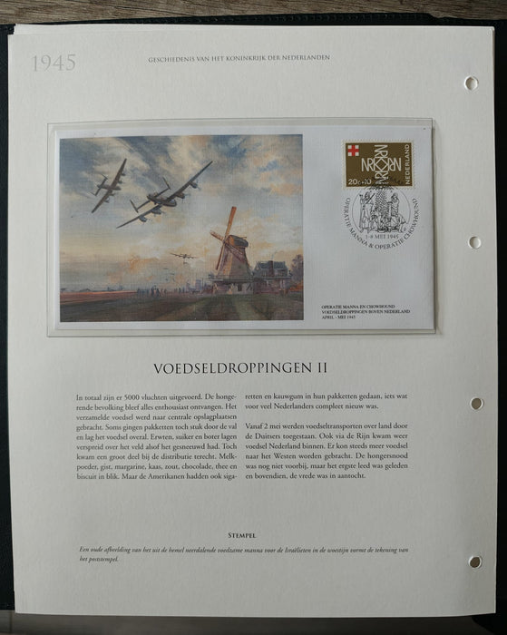 Album/Enciclopedie tematica CRUCEA ROSIE, AL II-lea RAZBOI MONDIAL (WWII), ANIVERSARI, PERSONALITATI contine in jur de 100 plicuri filatelice ilustrate in posete de plastic. Albumul are coperti si caseta din piele.