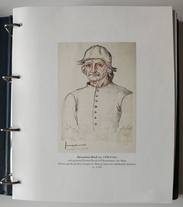 Album/Enciclopedie Hieronymus Bosch tematica ARTA, PICTURA, RELIGIE, EZOTERISM contine aproximativ 100 serii, blocuri ilustrate si maxicarduri in posete de plastic, cu picturi celebre . SUPERB!! Albumul are coperti si caseta din piele.