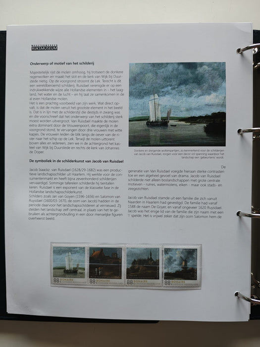 Album/Enciclopedie RIJSK MUSEUM Amsterdam, tematica PICTURA timbre si plicuri filatelice