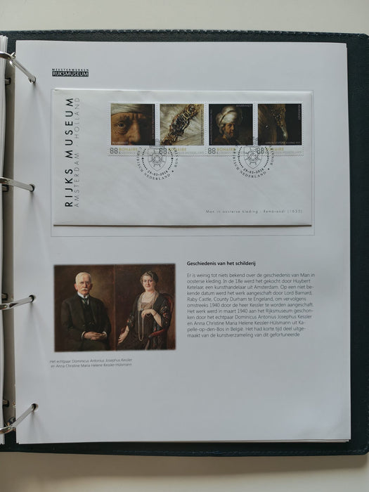 Album/Enciclopedie RIJSK MUSEUM Amsterdam, tematica PICTURA timbre si plicuri filatelice