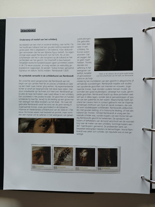 Album/Enciclopedie RIJSK MUSEUM Amsterdam, tematica PICTURA timbre si plicuri filatelice