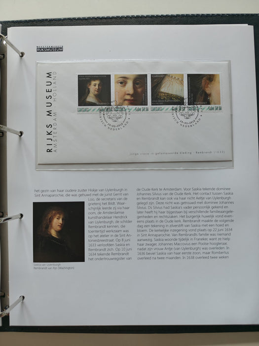 Album/Enciclopedie RIJSK MUSEUM Amsterdam, tematica PICTURA timbre si plicuri filatelice