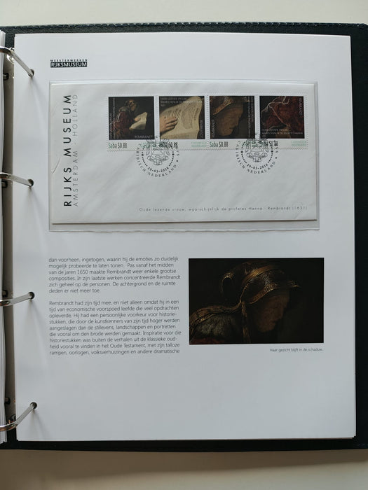 Album/Enciclopedie RIJSK MUSEUM Amsterdam, tematica PICTURA timbre si plicuri filatelice