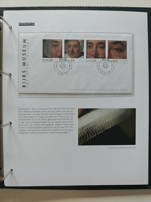 Album/Enciclopedie RIJSK MUSEUM Amsterdam, tematica PICTURA timbre si plicuri filatelice