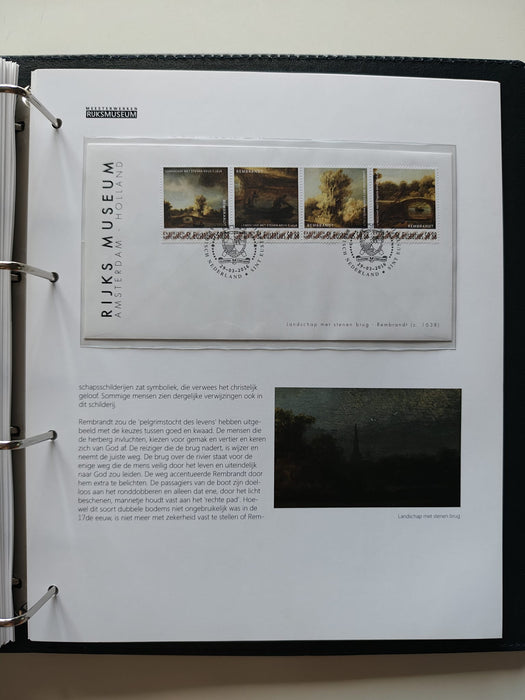 Album/Enciclopedie RIJSK MUSEUM Amsterdam, tematica PICTURA timbre si plicuri filatelice