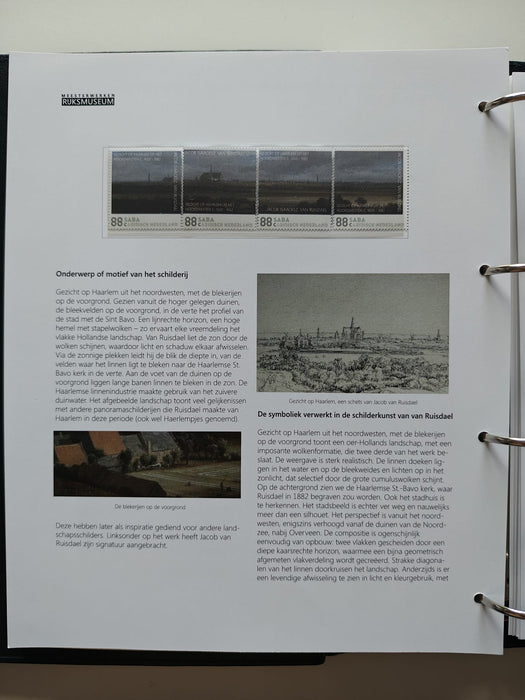 Album/Enciclopedie RIJSK MUSEUM Amsterdam, tematica PICTURA timbre si plicuri filatelice
