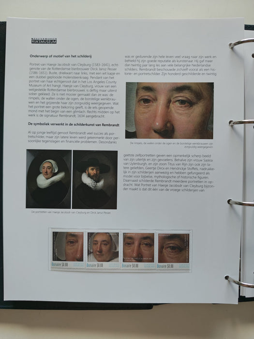 Album/Enciclopedie RIJSK MUSEUM Amsterdam, tematica PICTURA timbre si plicuri filatelice
