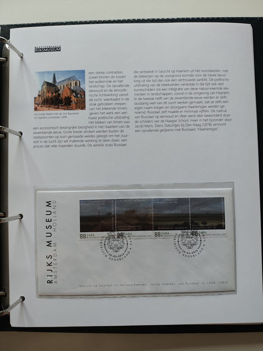 Album/Enciclopedie RIJSK MUSEUM Amsterdam, tematica PICTURA timbre si plicuri filatelice