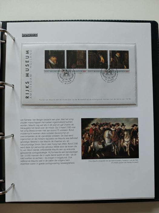 Album/Enciclopedie RIJSK MUSEUM Amsterdam, tematica PICTURA timbre si plicuri filatelice