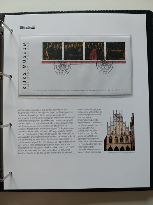 Album/Enciclopedie RIJSK MUSEUM Amsterdam, tematica PICTURA timbre si plicuri filatelice