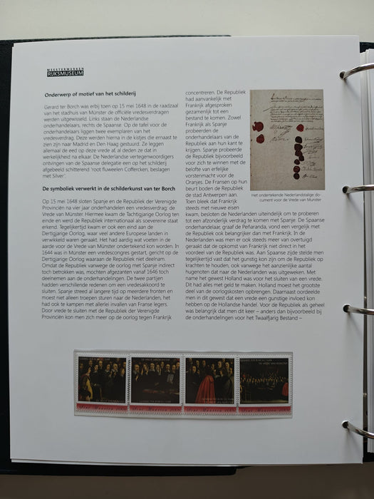 Album/Enciclopedie RIJSK MUSEUM Amsterdam, tematica PICTURA timbre si plicuri filatelice
