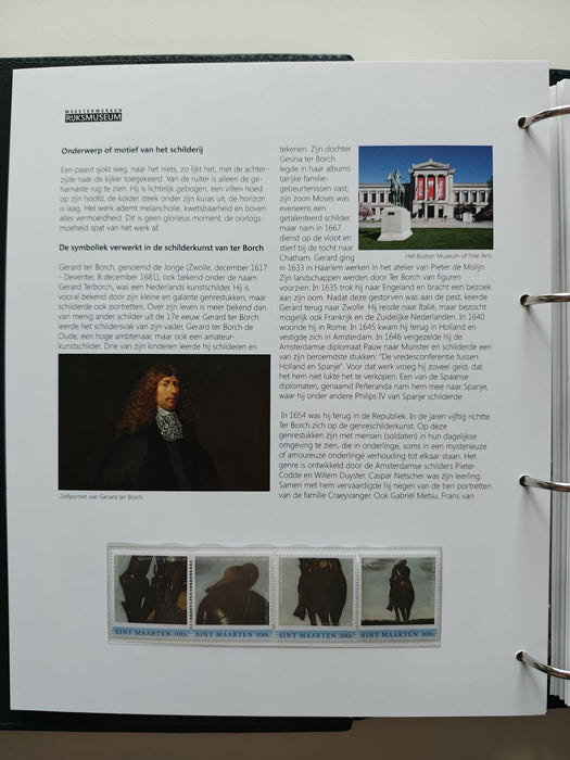 Album/Enciclopedie RIJSK MUSEUM Amsterdam, tematica PICTURA timbre si plicuri filatelice