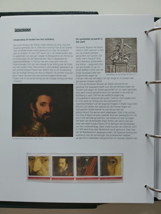 Album/Enciclopedie RIJSK MUSEUM Amsterdam, tematica PICTURA timbre si plicuri filatelice