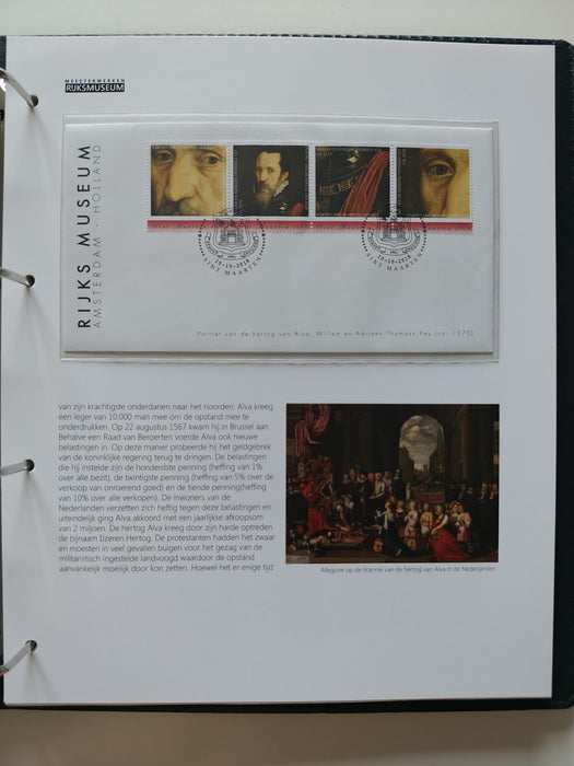 Album/Enciclopedie RIJSK MUSEUM Amsterdam, tematica PICTURA timbre si plicuri filatelice