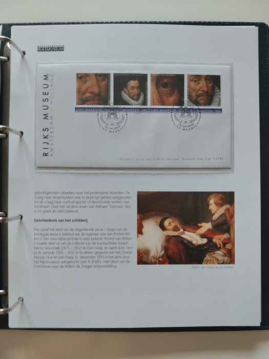 Album/Enciclopedie RIJSK MUSEUM Amsterdam, tematica PICTURA timbre si plicuri filatelice
