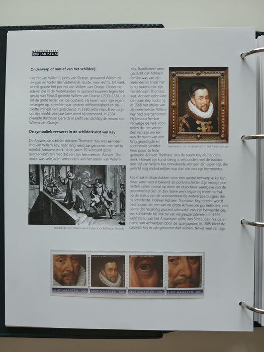 Album/Enciclopedie RIJSK MUSEUM Amsterdam, tematica PICTURA timbre si plicuri filatelice