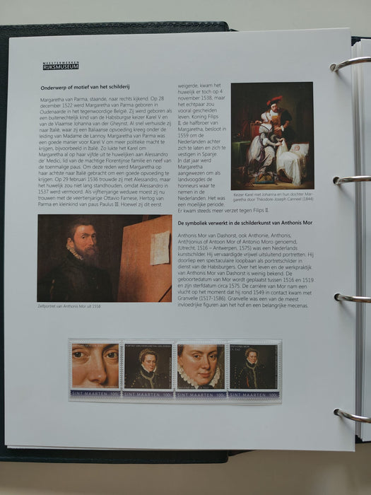 Album/Enciclopedie RIJSK MUSEUM Amsterdam, tematica PICTURA timbre si plicuri filatelice