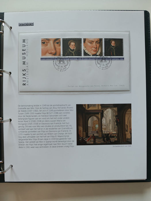 Album/Enciclopedie RIJSK MUSEUM Amsterdam, tematica PICTURA timbre si plicuri filatelice