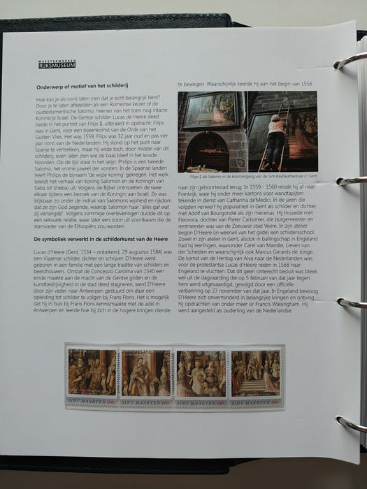 Album/Enciclopedie RIJSK MUSEUM Amsterdam, tematica PICTURA timbre si plicuri filatelice