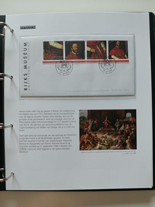 Album/Enciclopedie RIJSK MUSEUM Amsterdam, tematica PICTURA timbre si plicuri filatelice