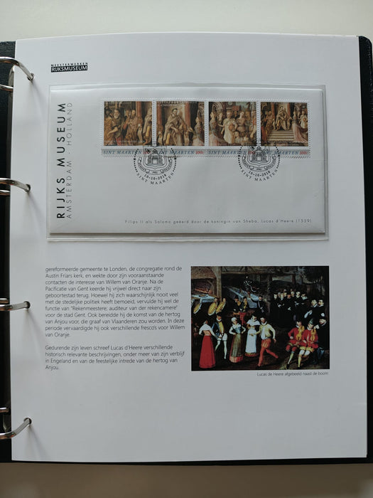 Album/Enciclopedie RIJSK MUSEUM Amsterdam, tematica PICTURA timbre si plicuri filatelice