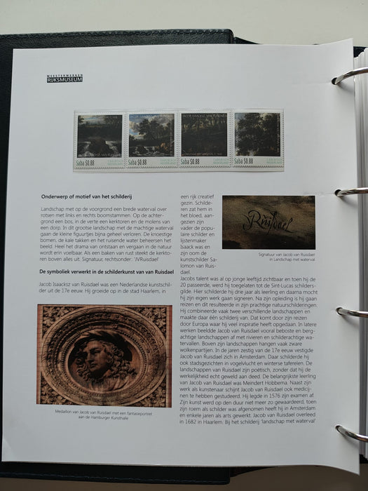 Album/Enciclopedie RIJSK MUSEUM Amsterdam, tematica PICTURA timbre si plicuri filatelice