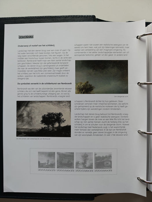 Album/Enciclopedie RIJSK MUSEUM Amsterdam, tematica PICTURA timbre si plicuri filatelice
