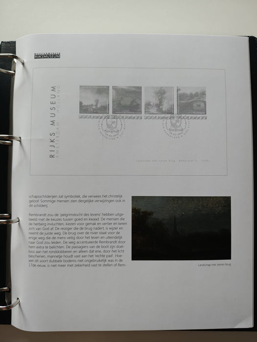 Album/Enciclopedie RIJSK MUSEUM Amsterdam, tematica PICTURA timbre si plicuri filatelice