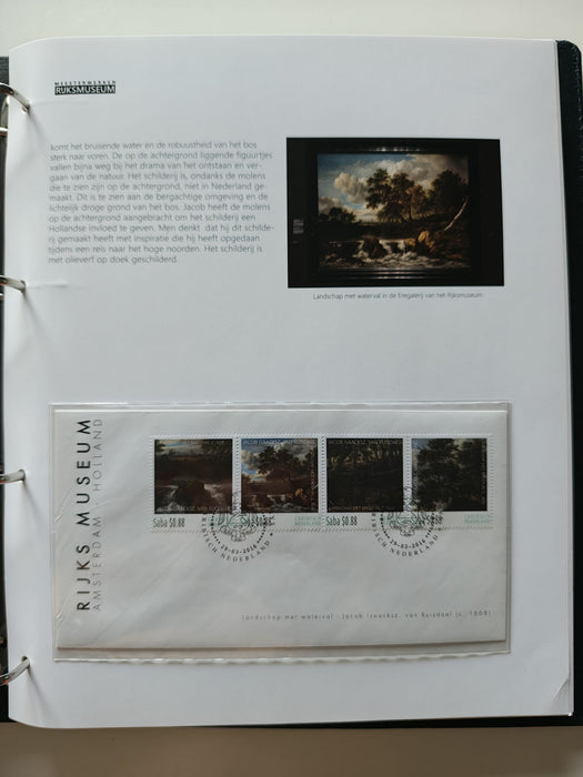 Album/Enciclopedie RIJSK MUSEUM Amsterdam, tematica PICTURA timbre si plicuri filatelice